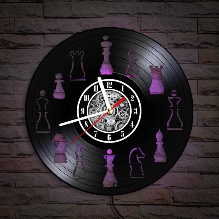 Chess Wall Clock